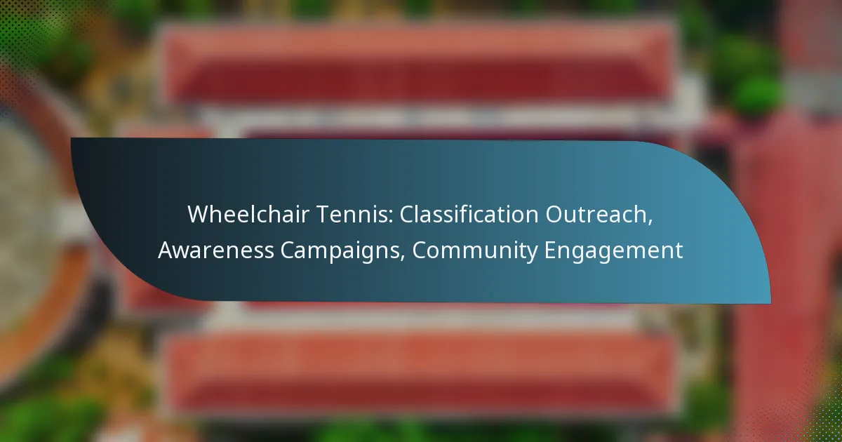 Wheelchair Tennis: Classification Outreach, Awareness Campaigns, Community Engagement