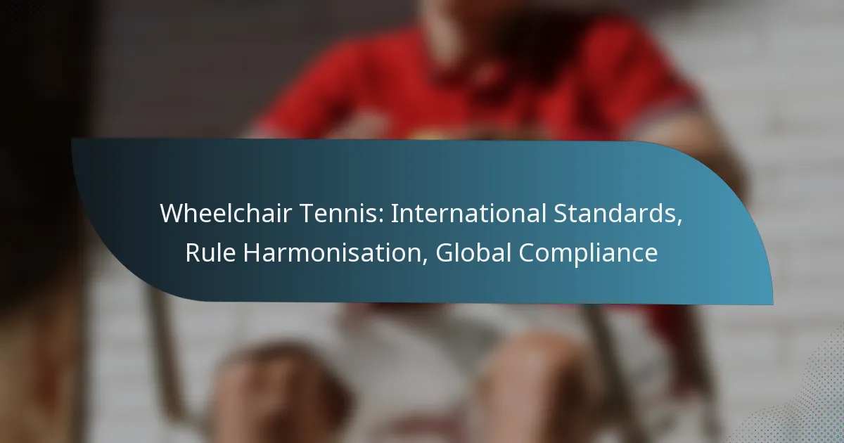 Wheelchair Tennis: International Standards, Rule Harmonisation, Global Compliance